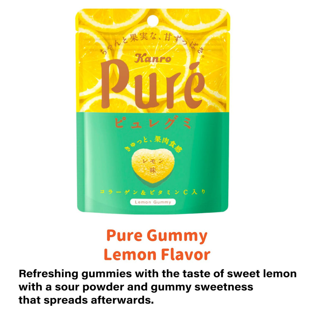 Japanese Gummy Candies 6pcs Set, 13oz, Various Chewiness, Soft, Hard, Fruity, Soda, Cola, Great for Snacks or Gifts