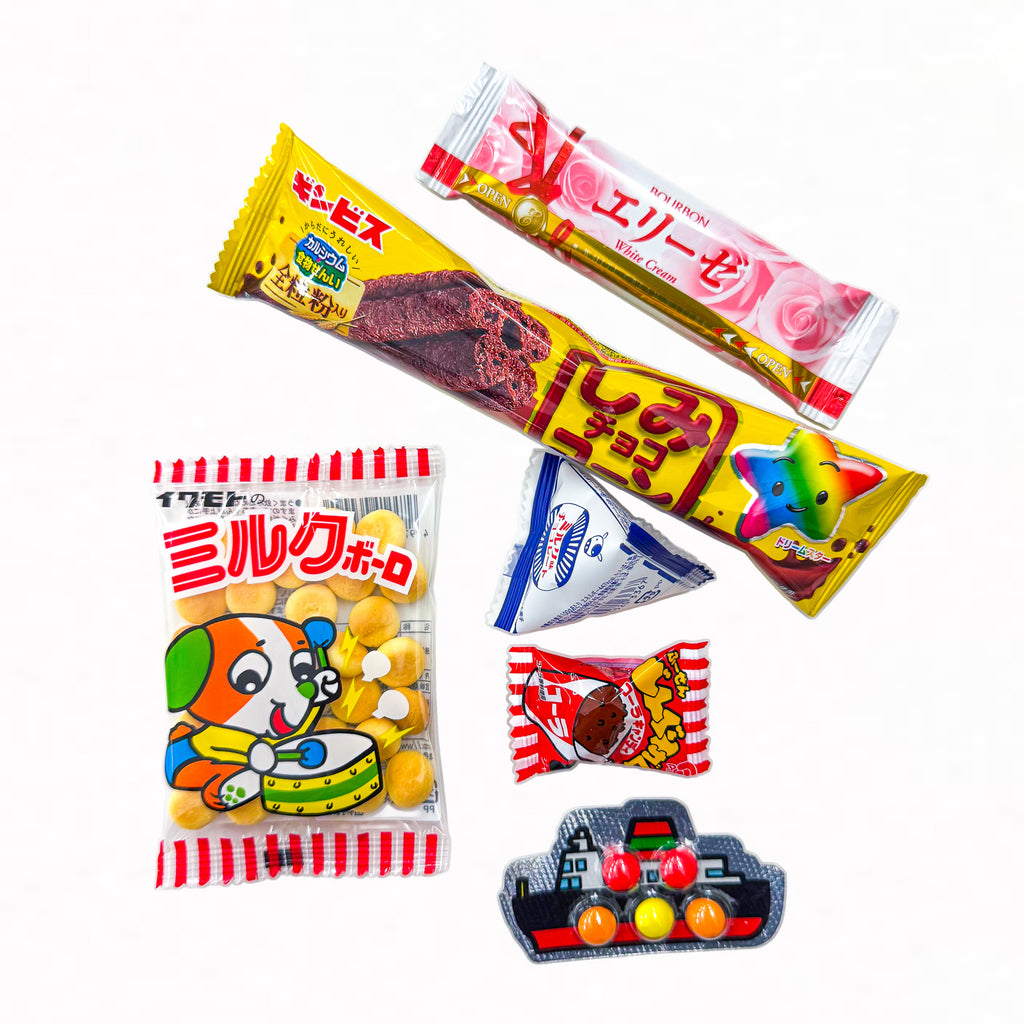 Otsumami Tokyo 34pcs Japanese Dagashi Assortment Gift Bag